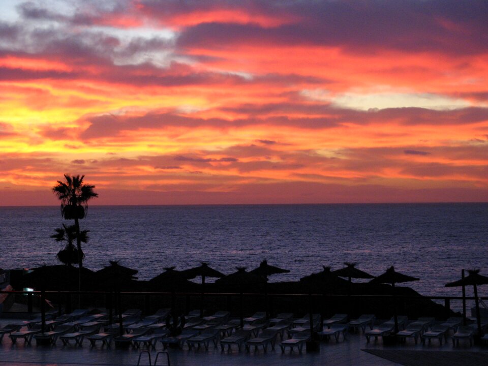 After sunset abendstimmung sea