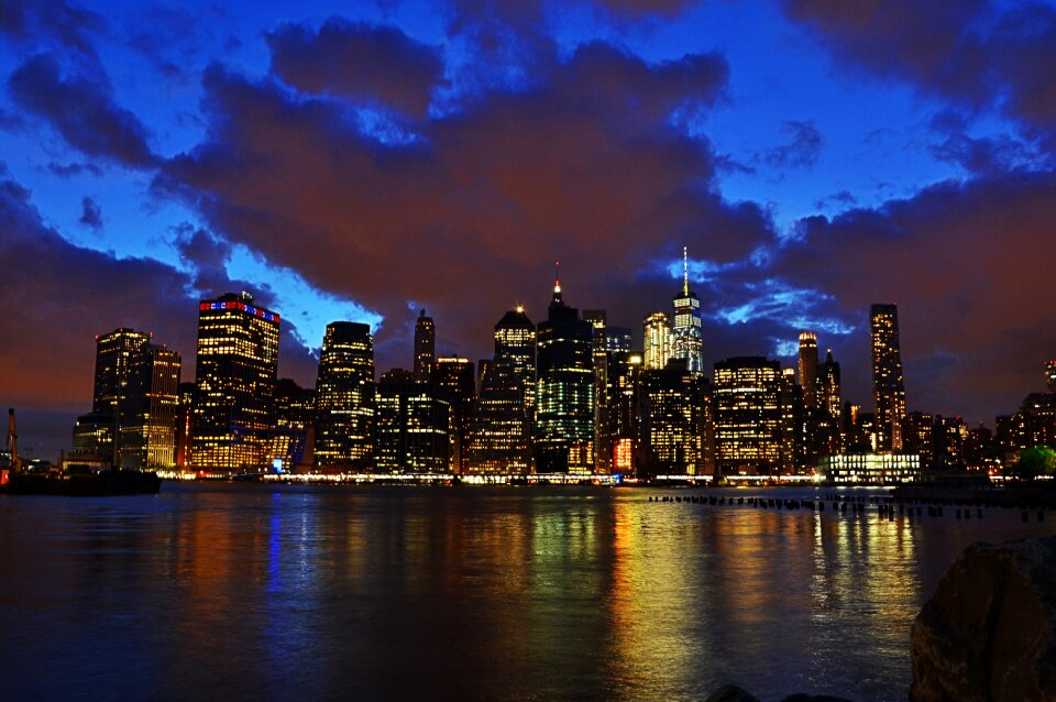 Bay night lights