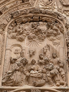 Castile facade church