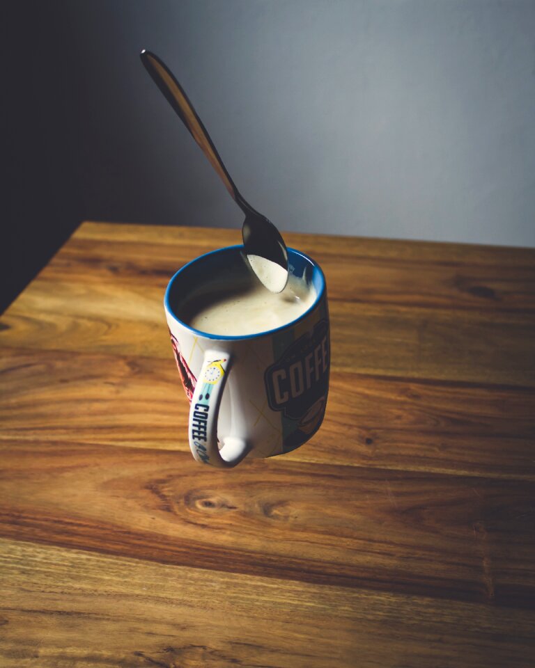 Cup wood lockscreen wallpaper