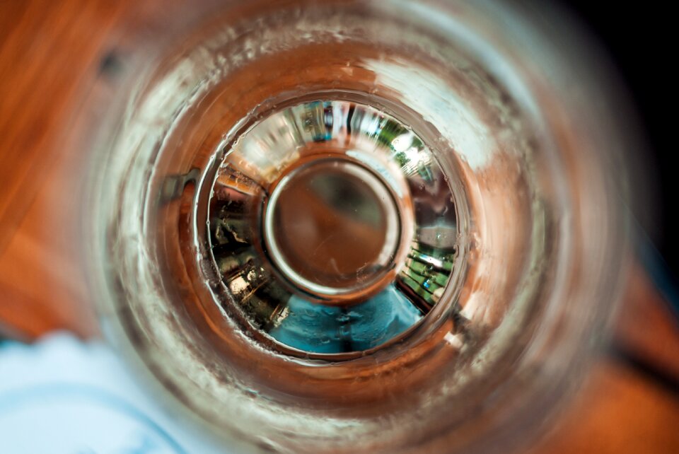 Alcohol empty drink