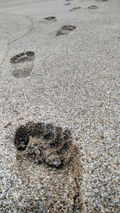 Nature footstep barefoot photo