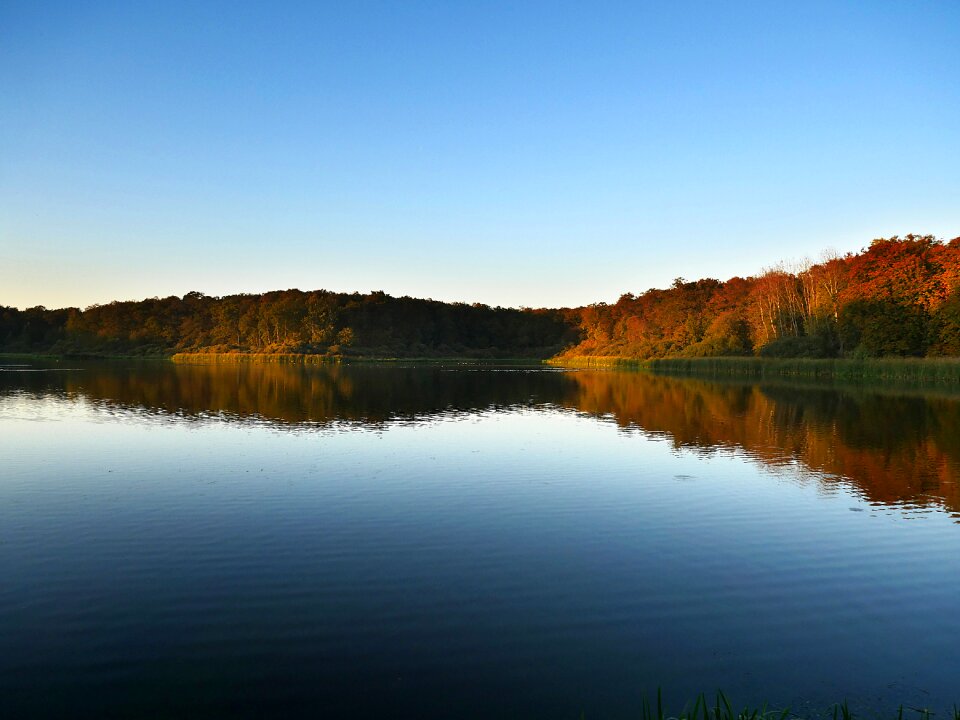 Water landscape fall