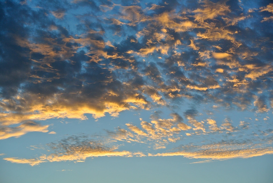 Nature blue cloudscape