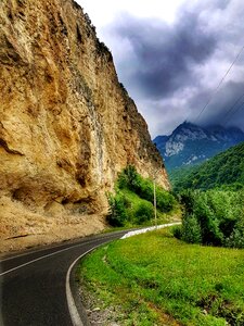 Road landscape sky