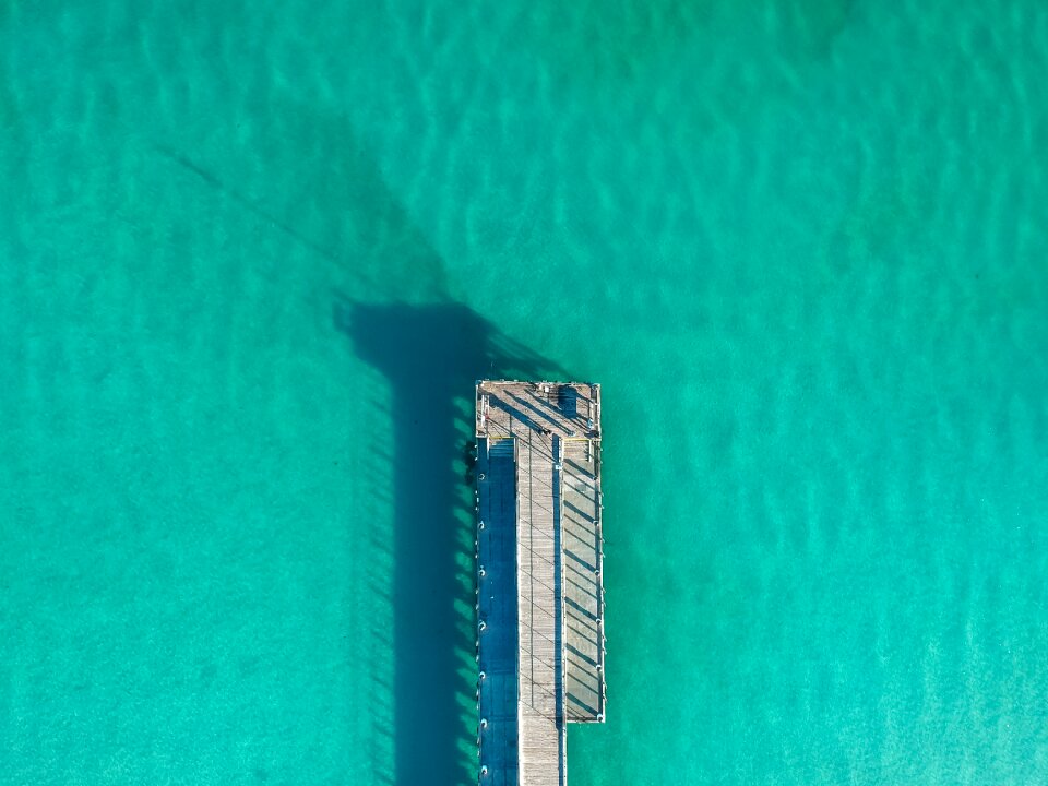 Beach sand blue photo