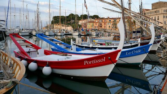 Sailboats boats mediterranean photo