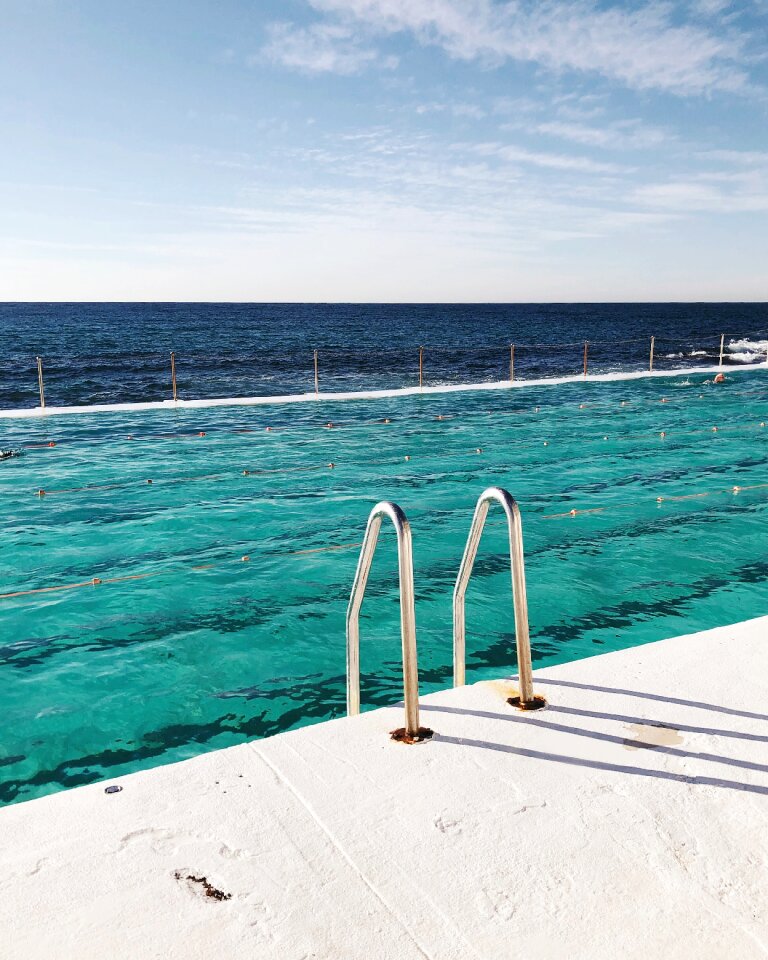 Sea water swimming