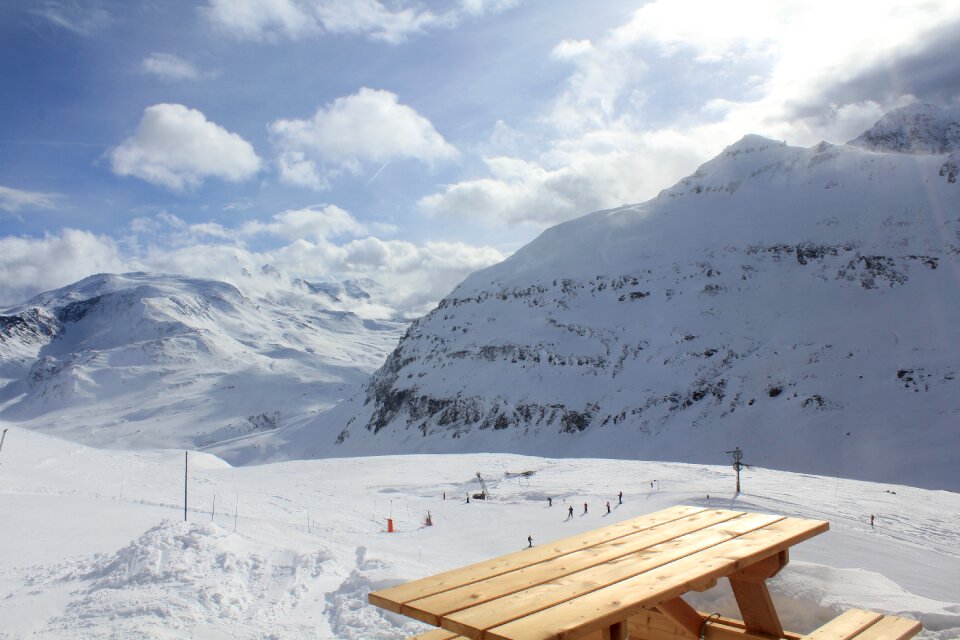 Snow brouilard haute maurienne