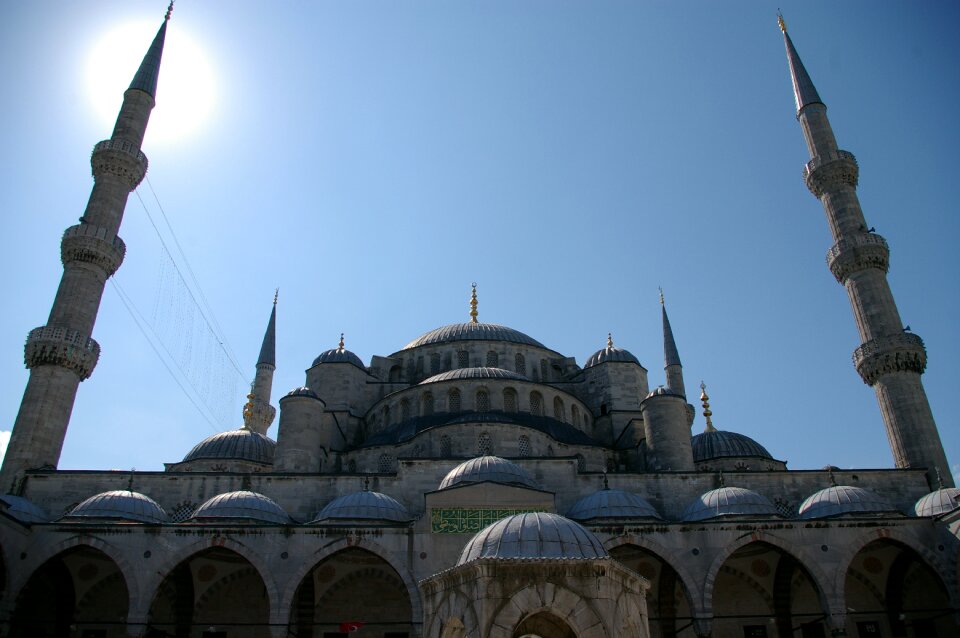 Blue mosque architecture islam photo