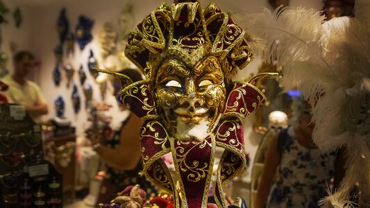 Venice carnival masks