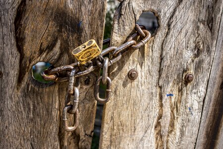 Padlock security closed photo