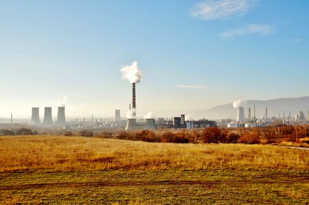 Industry pollution smoke photo