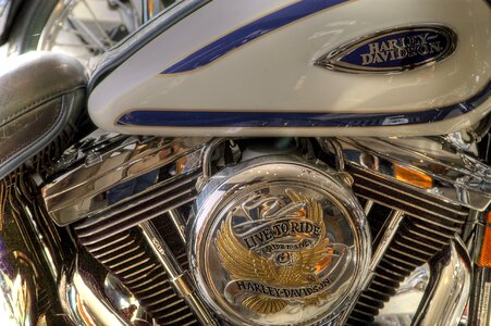 Motorcycle bike chrome photo