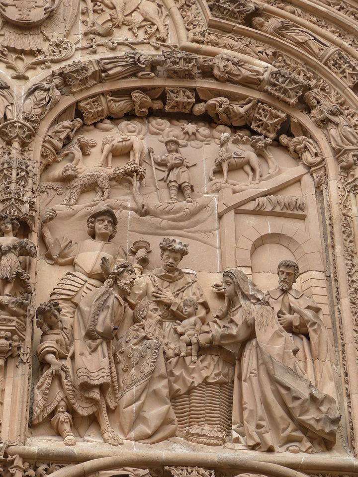 Castile facade church