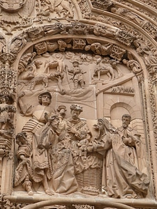 Castile facade church