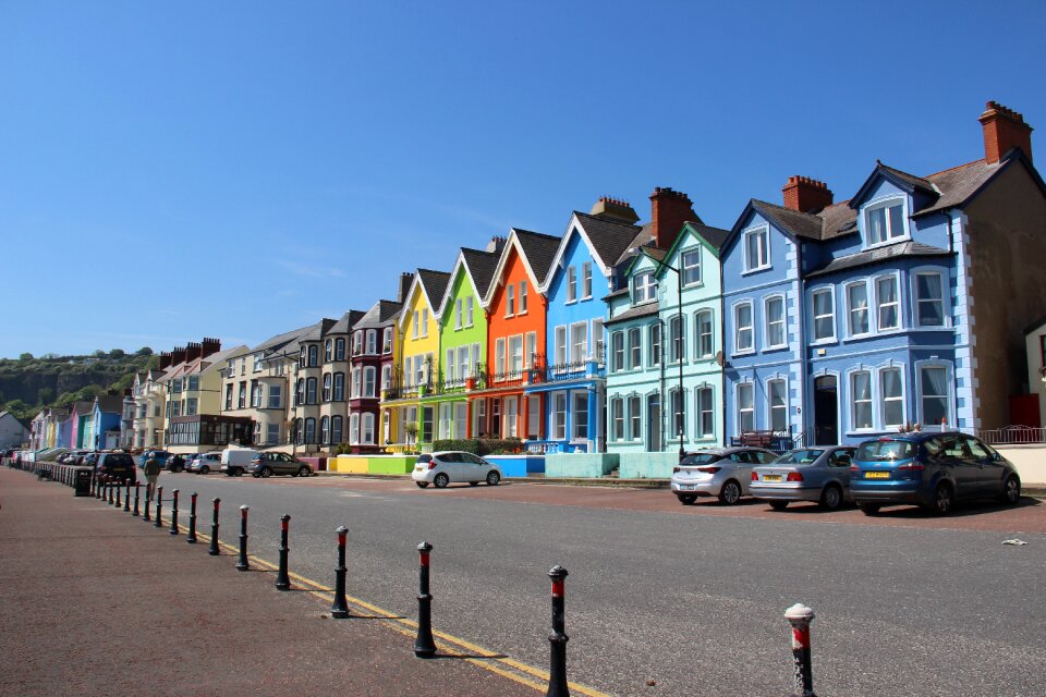 Houses colorful architecture