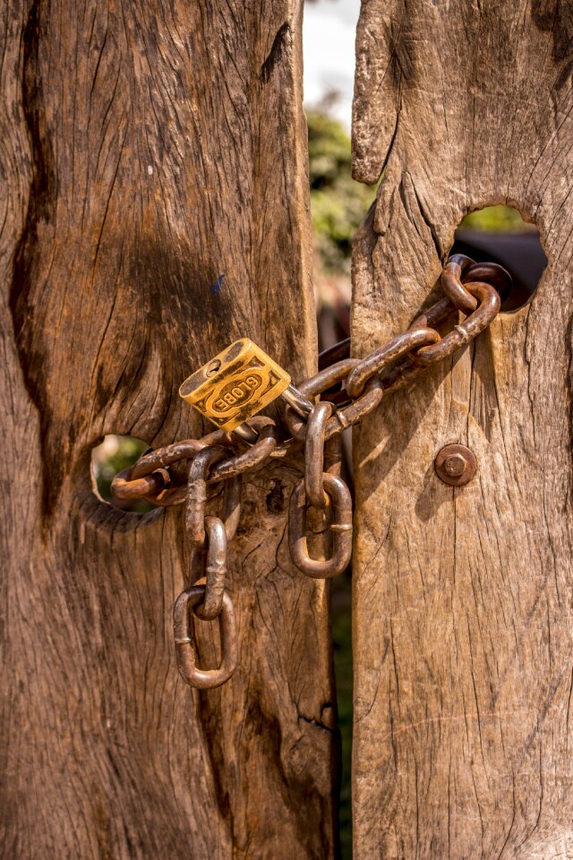 Padlock security closed