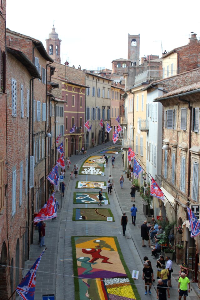The church infiorata