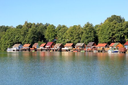 Boathouses lake leisure
