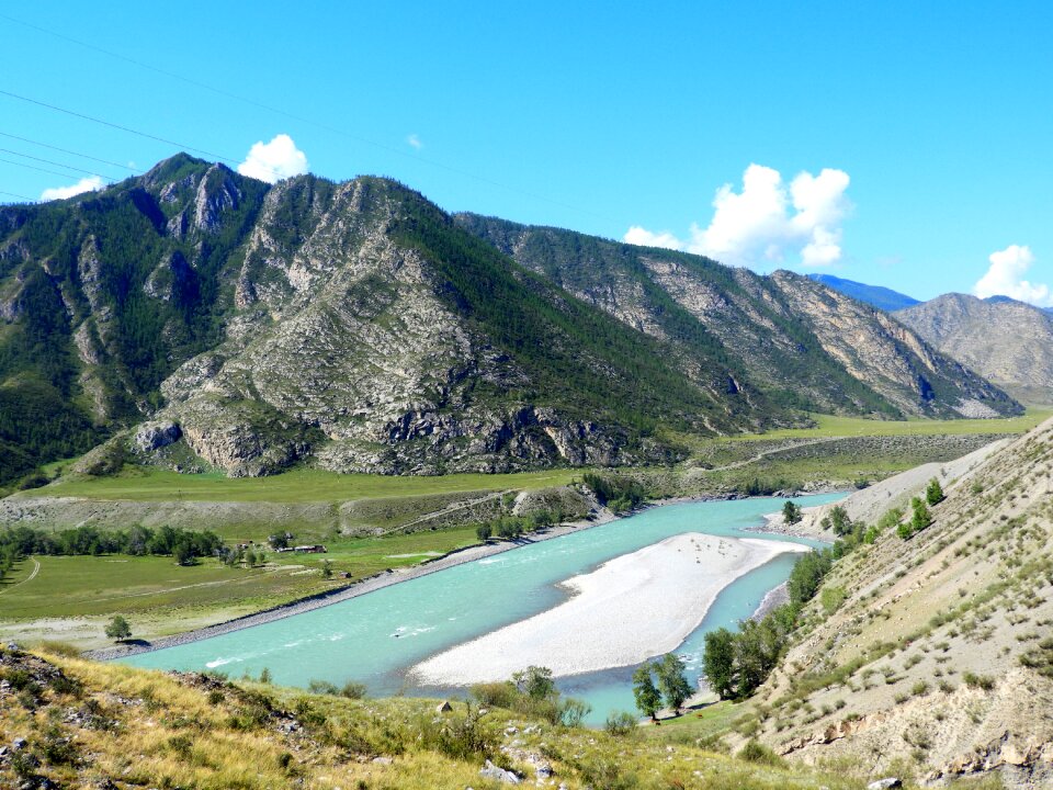 Summer landscape travel