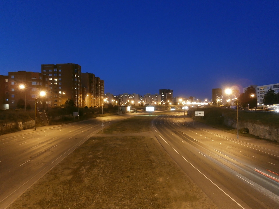 City urban city street