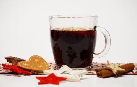 Advent alcoholic hot drink photo