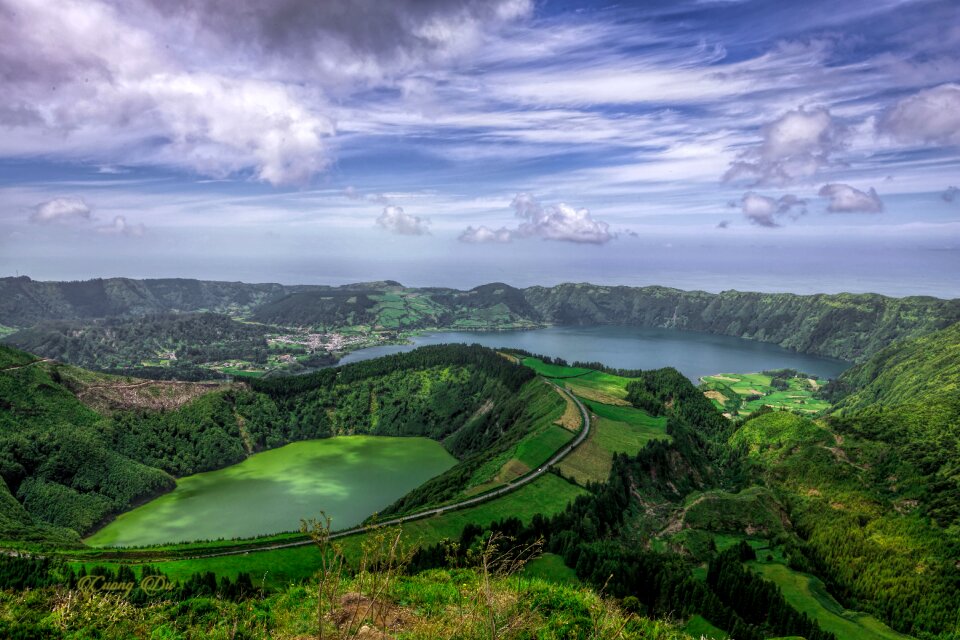 Landscape nature volcano