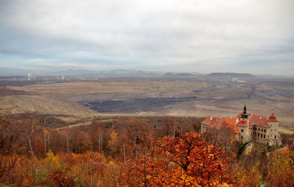 Building mining activity brown coal