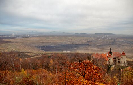 Building mining activity brown coal