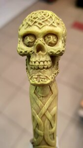 Skull brown skull