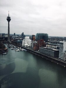 Rhine sky city photo