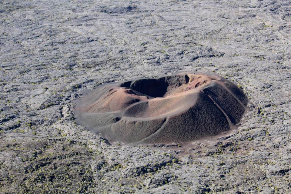 Landscape geology lava