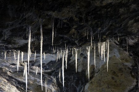 Ice cave winter nature