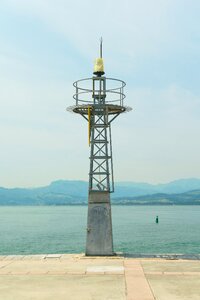 Ocean tower landscape photo