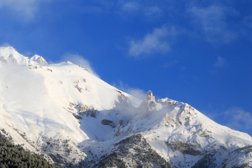 Snow nature mountains