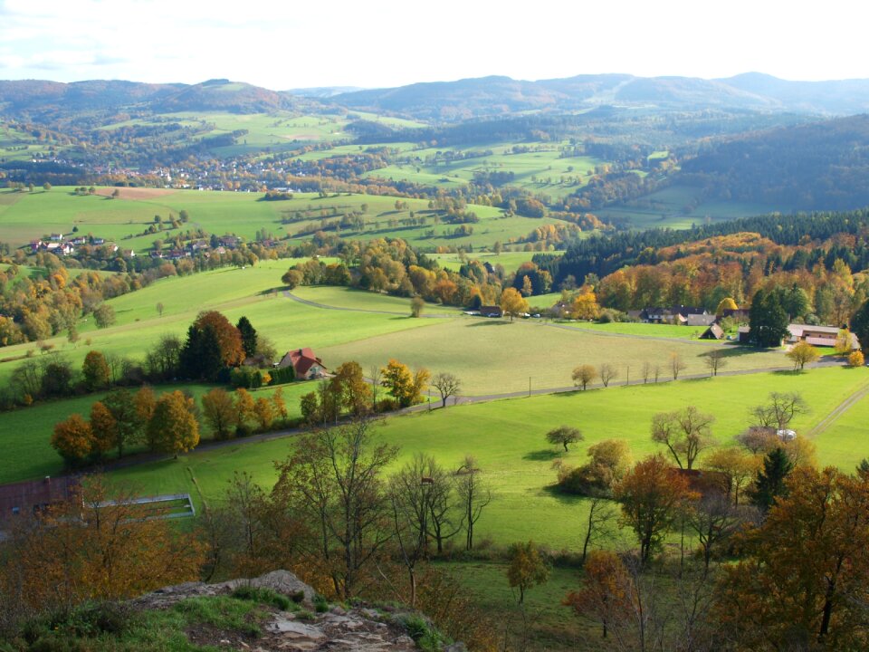 Fields high rhon autumn