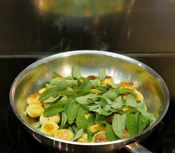 Pan gnocchi sear photo