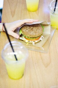 Vegan burger café