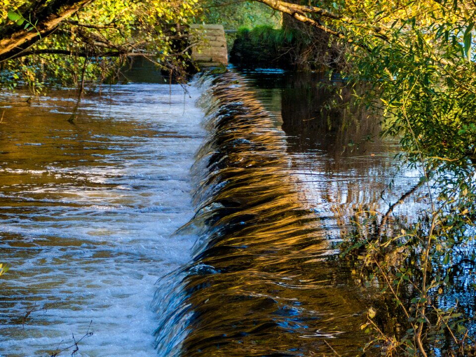Nature landscape waterfall