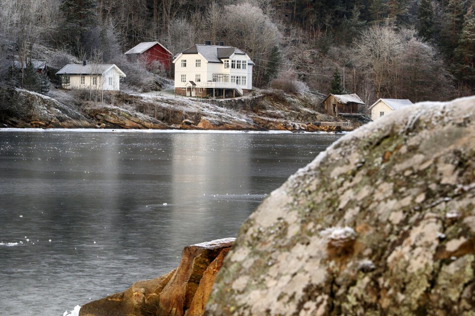 Winter nature landscape photo