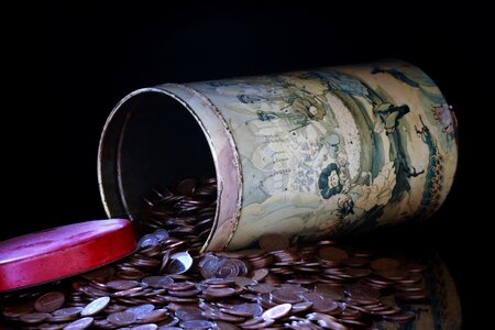 Money pennies currency