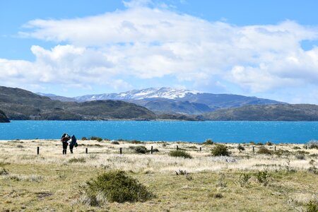 Lake mountain landscape photo