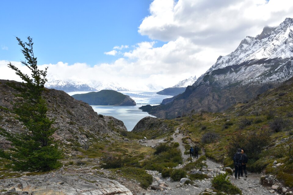 Lake mountains landscape