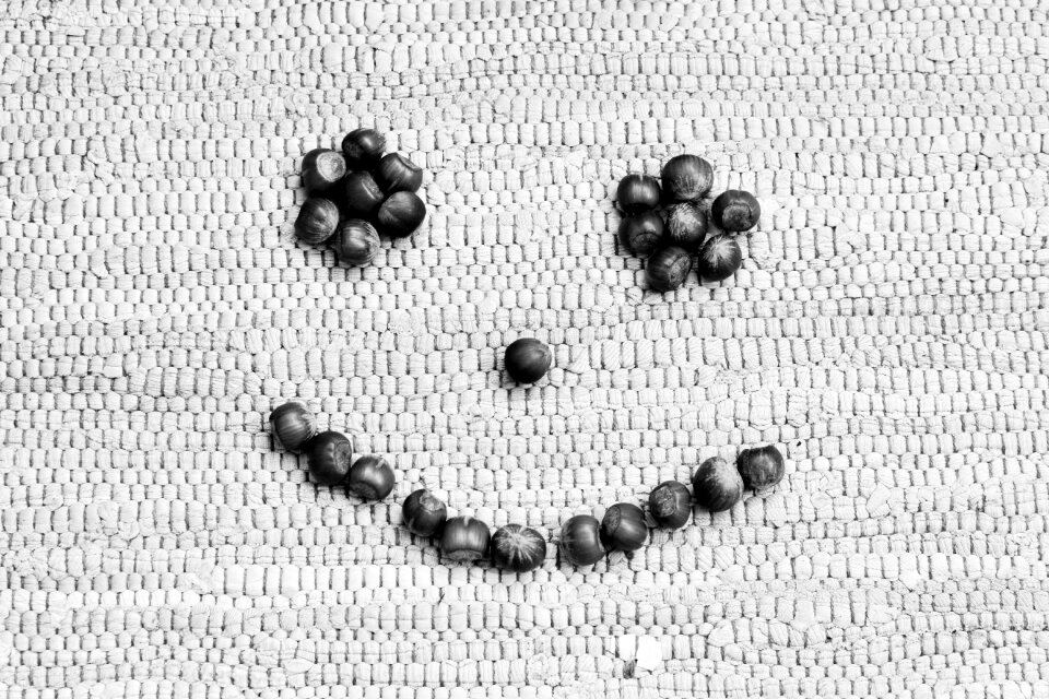 Face expression cheerful