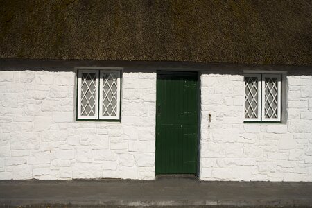 Thatched old house photo