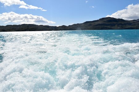 Patagonia lake south america photo