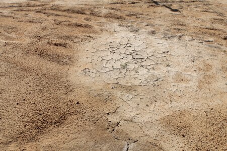 Sandy earth drought arid photo