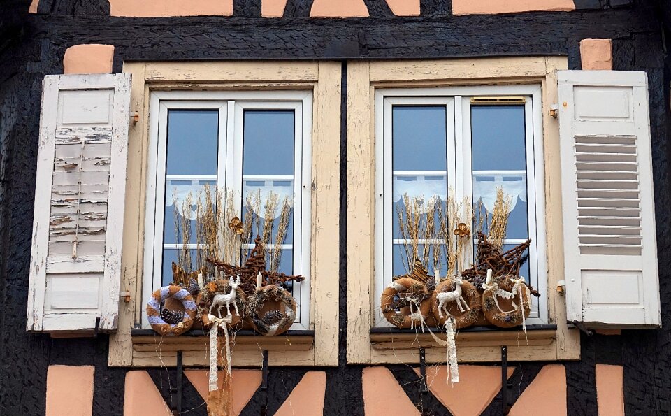 Window christmas decoration advent