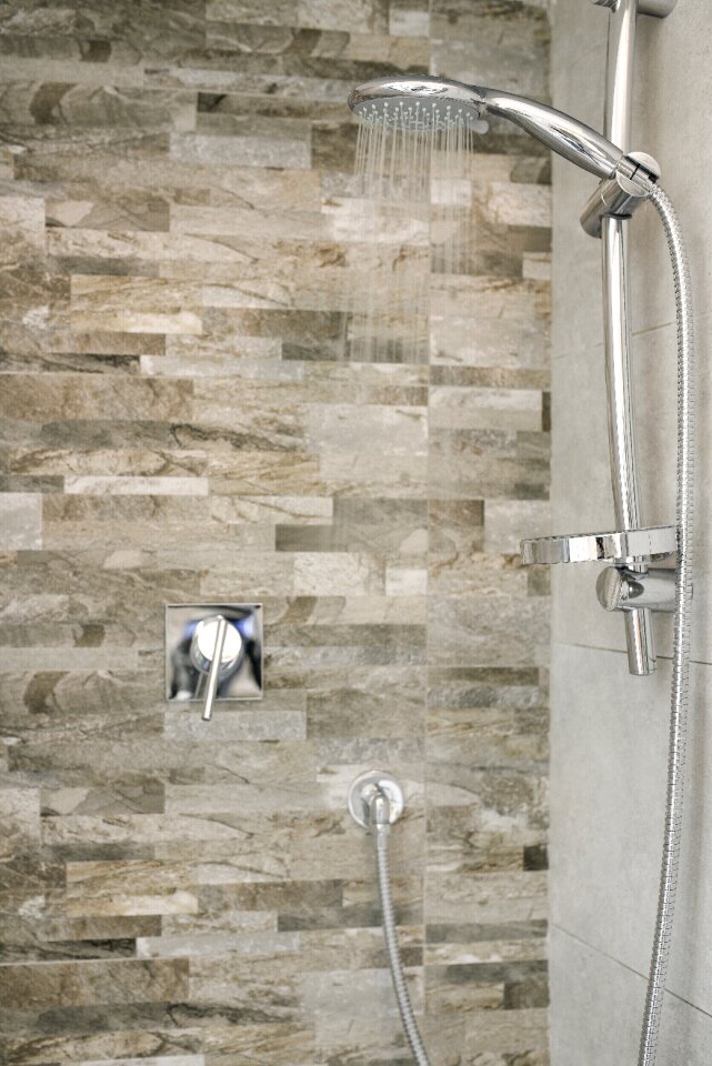 Tap shower head interior